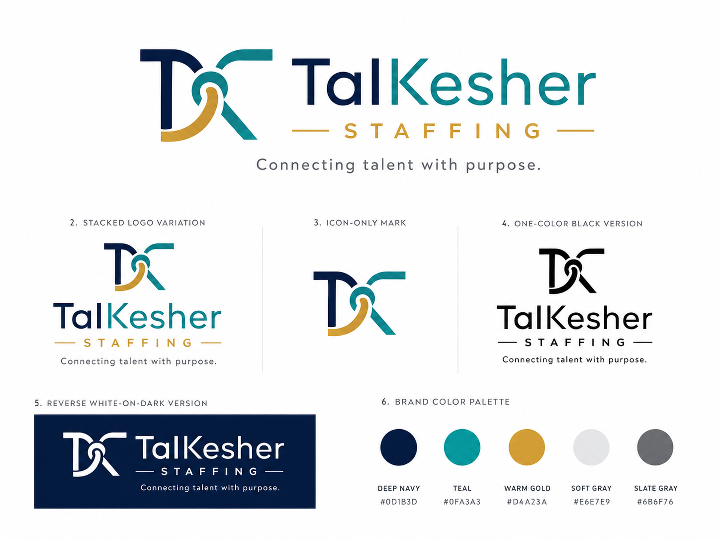 TalKesher logo variations